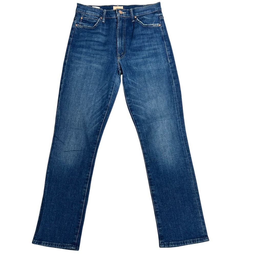 Mother Denim - The Swooner Rascal Straight Leg Ankle Jean in Where is my Mind 26 - Picture 2 of 10